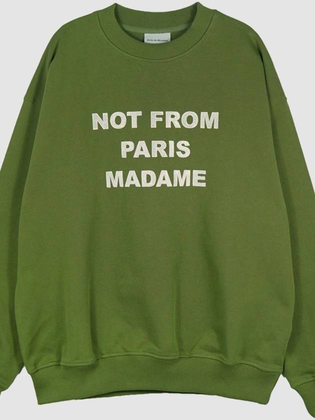 Drold Monsieur NFPM Slogan Sweatshirt CSW102CO001 KK - DROLE DE MONSIEUR - BALAAN 2