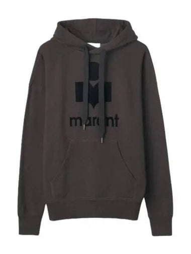 Mansell Logo Hoodie Black - ISABEL MARANT - BALAAN 1