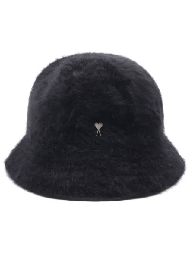 De Coeur Stud Bucket Hat Black - AMI - BALAAN 2