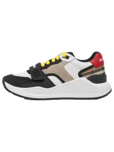 Logo Velcro Sneakers Multicolor - BURBERRY - BALAAN 1