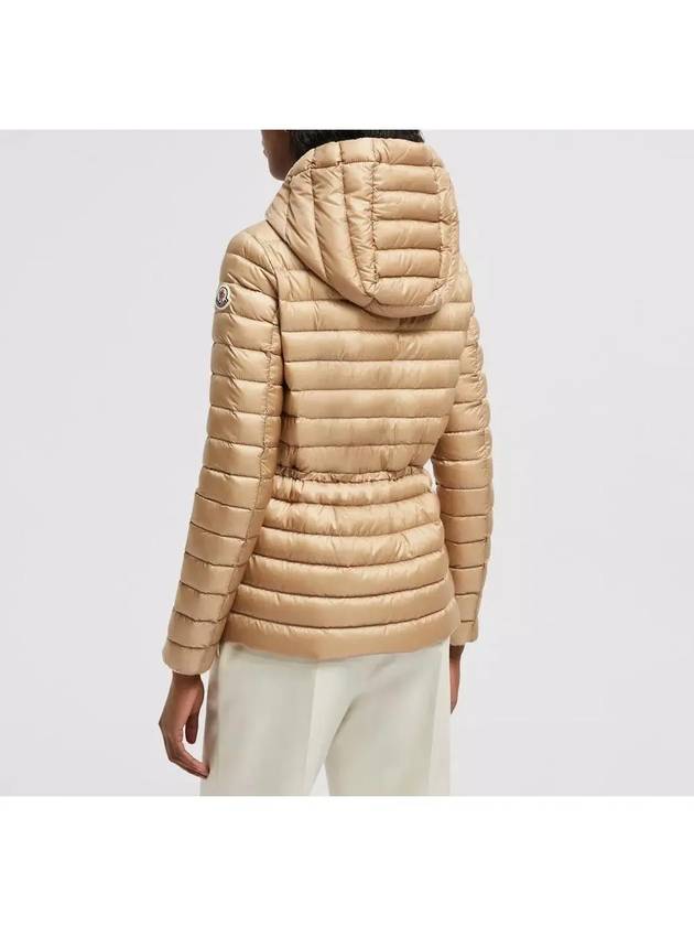 1A10300 53048 205 RAIE Beige Hooded Down Jacket - MONCLER - BALAAN 3