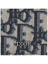 Compact Vertical Oblique Jacquard Card Wallet Black Beige - DIOR - BALAAN 6