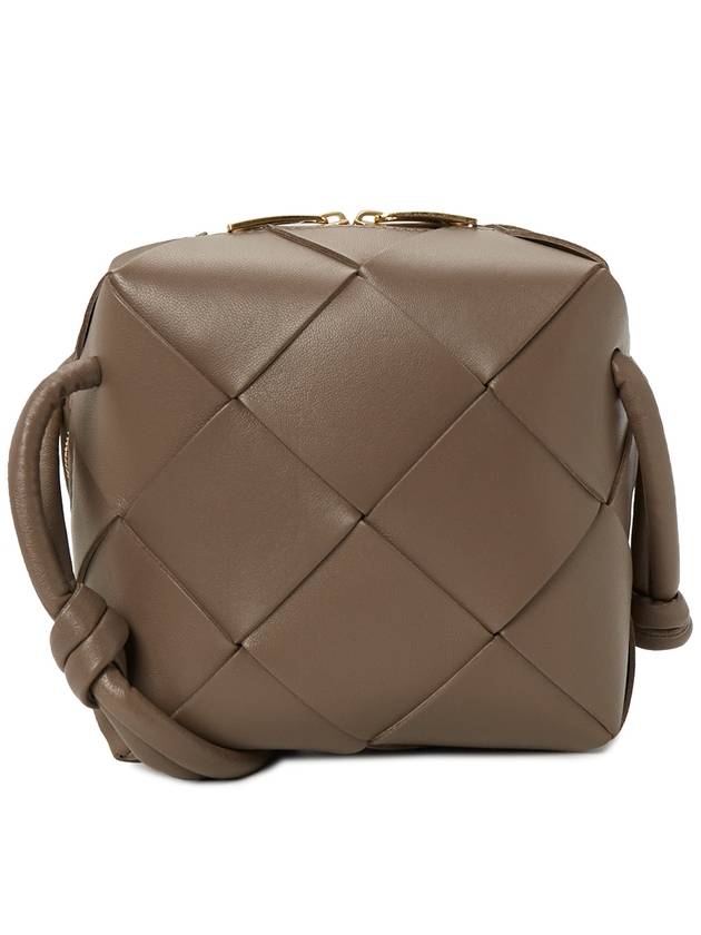 Cassette Intrecciato Mini Shoulder Bag Brown - BOTTEGA VENETA - BALAAN 2