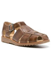 Pacific Buckle Gladiator Sandals Brown - PARABOOT - BALAAN 2