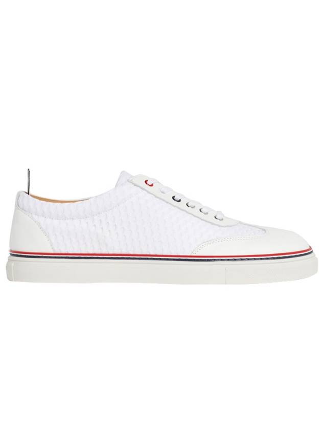 Men's Heavy Athletic Low Top Sneakers White - THOM BROWNE - BALAAN 2