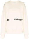 11th Anniversary Women's Logo Crew Neck Sweatshirt 12112067 OFWH - AMBUSH - BALAAN 1