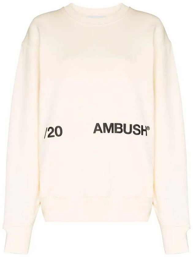 11th Anniversary Signature Logo Crew Neck Sweatshirt 12112067 OFWH - AMBUSH - BALAAN 2