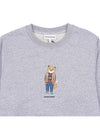 Maison Kitsune Dressed Fox Regular Sweatshirt LW00309KM0001 LGM - MAISON KITSUNE - BALAAN 3