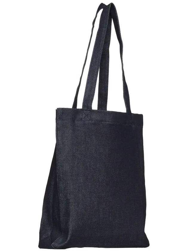 Laure 2.0 Printed Denim Tote Bag Indigo - A.P.C. - BALAAN 4