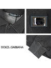 Logo Patch Long Sleeve PK Shirt Black - DOLCE&GABBANA - BALAAN 9