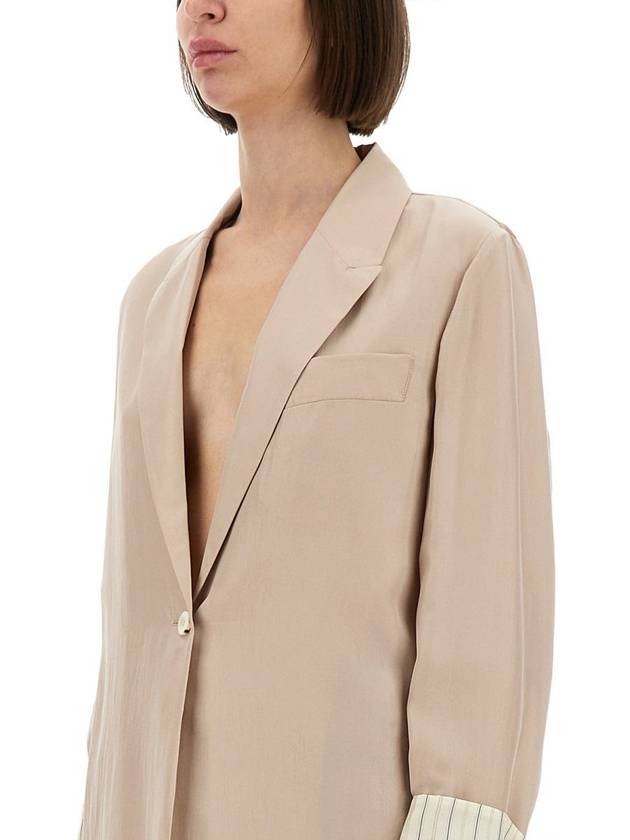 Alysi Silk Blazer - ALYSI - BALAAN 4