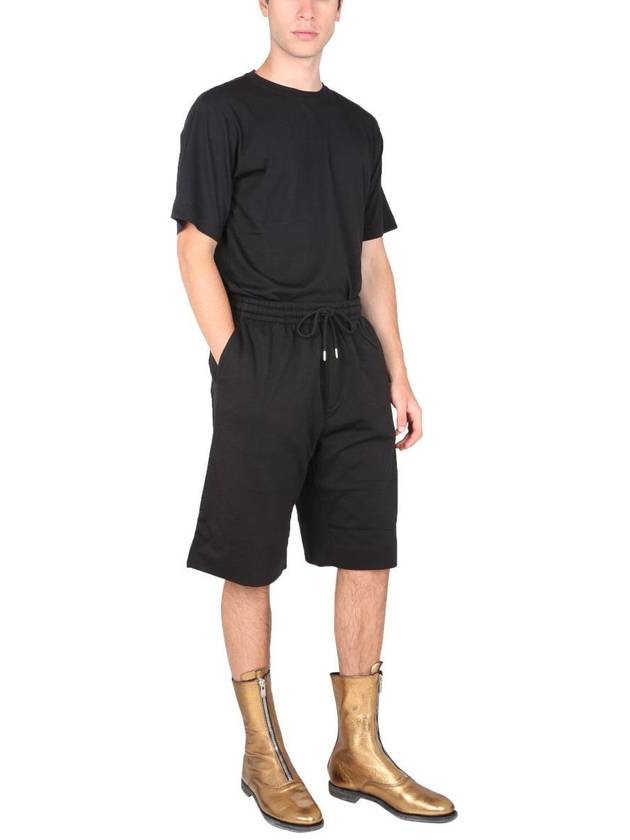 Dries Van Noten Cotton Blend Sweat Shorts - DRIES VAN NOTEN - BALAAN 2