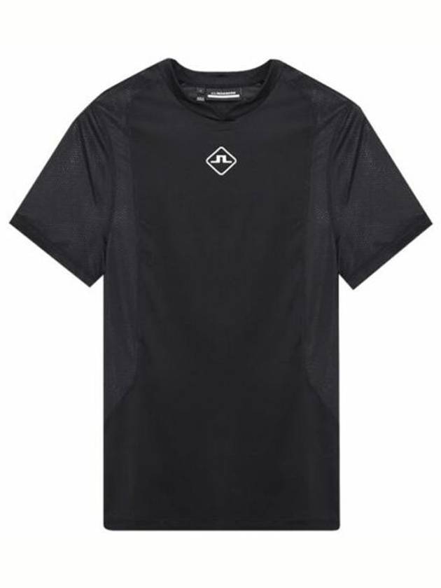 Marsha Logo Short Sleeve T-Shirt Black - J.LINDEBERG - BALAAN 2