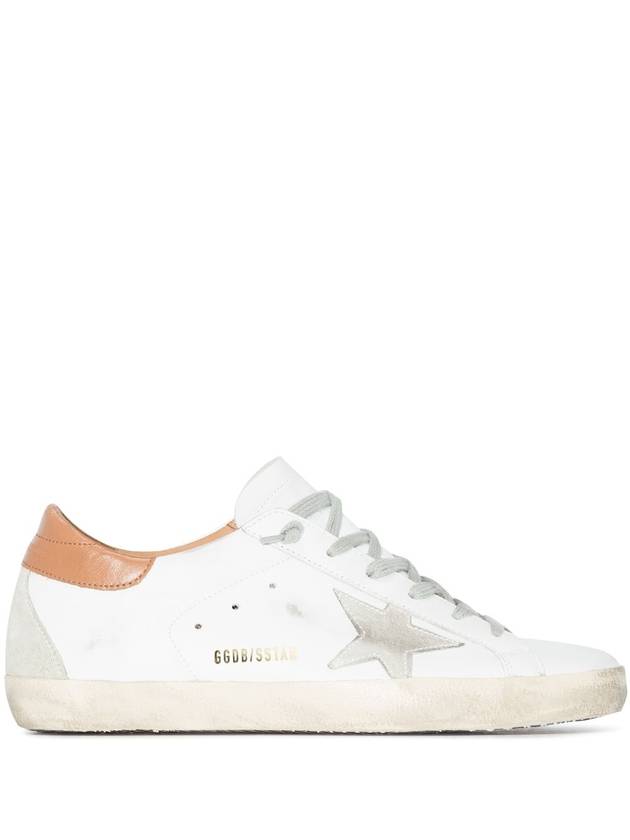 Brown Tab Superstar Classic Low Top Sneakers White - GOLDEN GOOSE - BALAAN 2