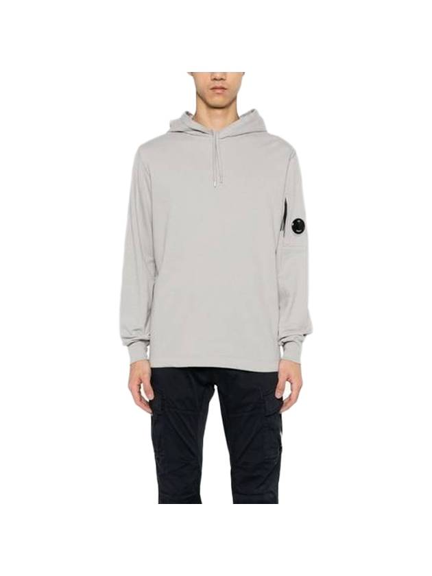 Light Fleece Hoodie Grey - CP COMPANY - BALAAN 1