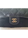 Classic Grained Calfskin Card Wallet Black - CHANEL - BALAAN 8