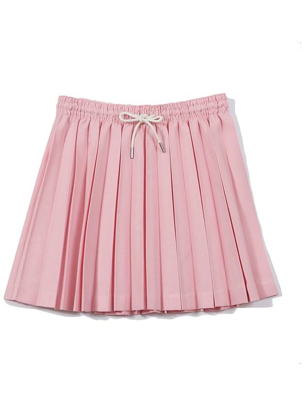 Banded pleated skirt PINK WOMAN - MALBON GOLF - BALAAN 1