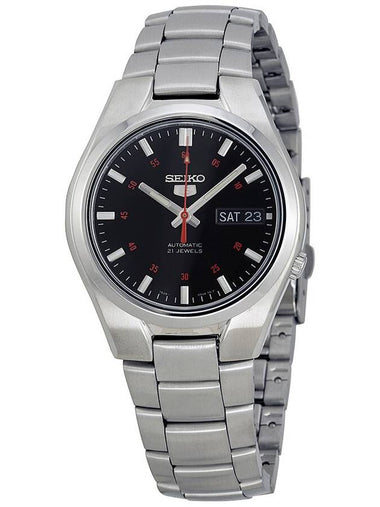 Seiko Series 5 Automatic Black Dial Stainless Steel Men's Watch SNK617 - SEIKO - BALAAN 1