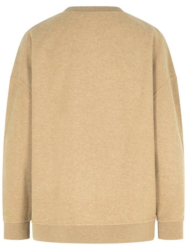 Elvira jersey crewneck knit top hazelnut brown - MAX MARA - BALAAN 4