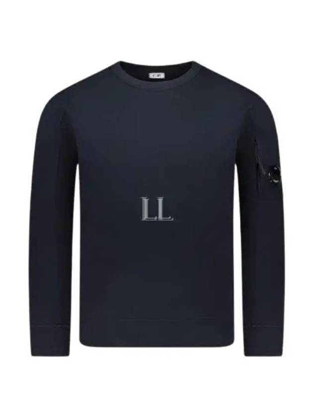 Light Fleece Sweatshirt Navy - CP COMPANY - BALAAN 2