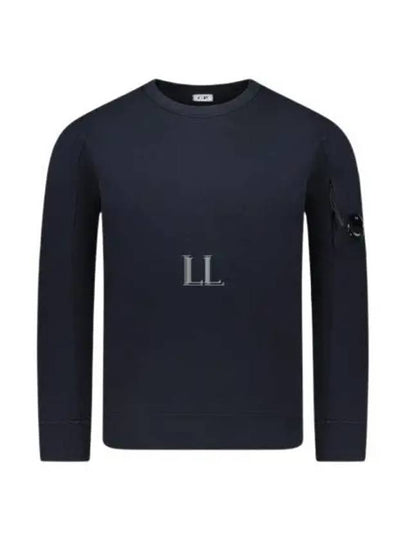 Light Fleece Sweatshirt Navy - CP COMPANY - BALAAN 2