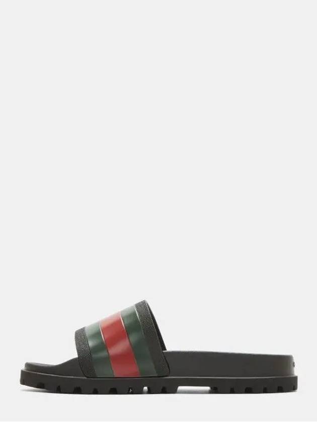 Web Slippers Black - GUCCI - BALAAN 4