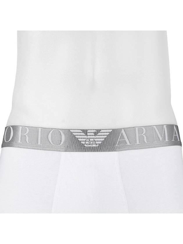 Men's Logo Drawn Briefs White - EMPORIO ARMANI - BALAAN 6