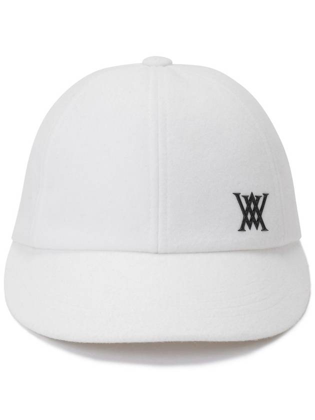 Official SHORT WIDE BALL CAP WH - ANEWGOLF - BALAAN 4