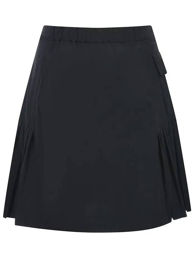 1st Side pleated miniskirt MW3MS245BLK - P_LABEL - BALAAN 3