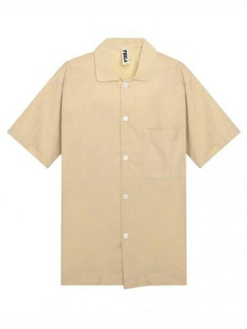 Short Sleeve Shirt Poplin Pajamas - TEKLA - BALAAN 1