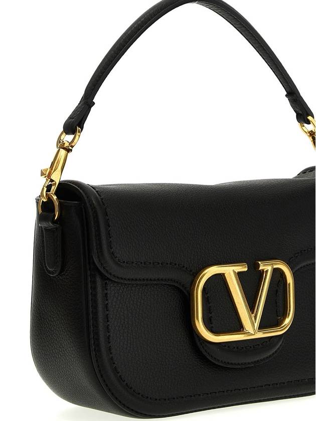 All Time Grained Calfskin Shoulder Bag Black - VALENTINO - BALAAN 4