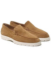 Suede Slipper Loafers Brown - TOD'S - BALAAN 4