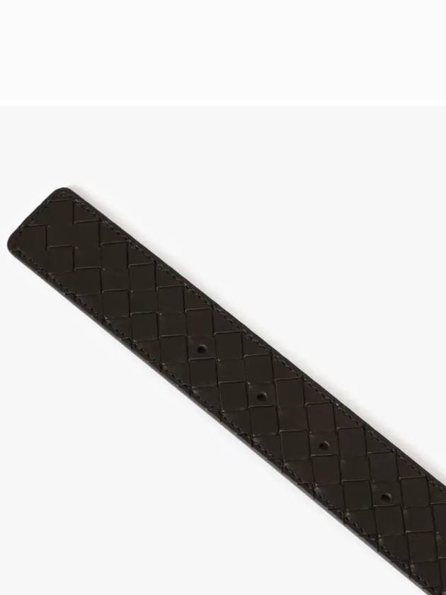 Intrecciato Leather Belt Brown - BOTTEGA VENETA - BALAAN 4