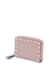 ROCKSTUD LEATHER SMALL ZIPUP WALLET - VALENTINO - BALAAN 2