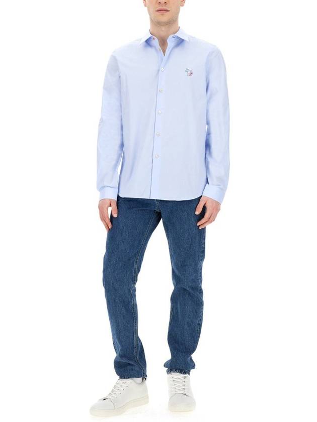 PS by Long Sleeve Shirt M2R 610PZ M21874 40 AZURE - PAUL SMITH - BALAAN 3