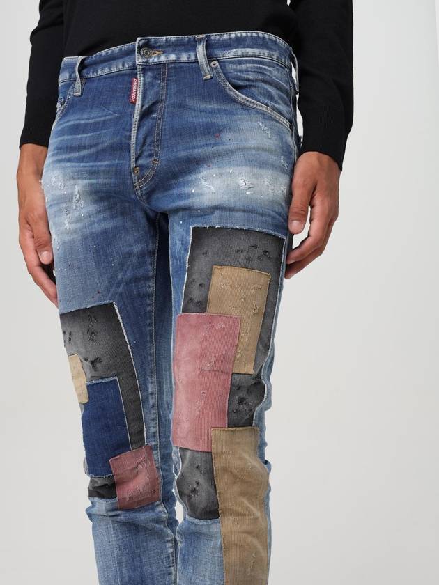 Jeans Dsquared2 in denim con toppe - DSQUARED2 - BALAAN 3