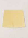 Women's Panarea Cotton Linen Shorts Pineapple Sorbet - LORO PIANA - BALAAN 3