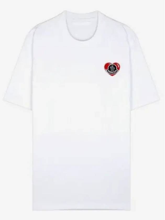 24 8C00021 8390T 00A Logo Patch Short Sleeve T Shirt 1244964 - MONCLER - BALAAN 1