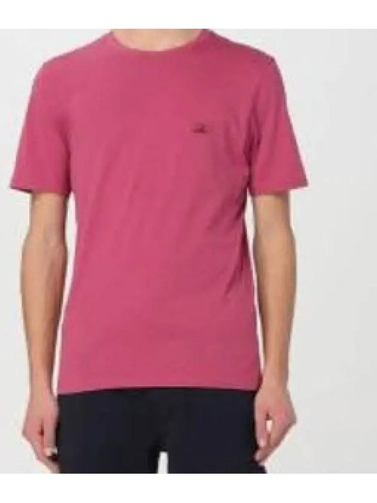 30/1 Jersey Logo Short Sleeve T-Shirt Pink - CP COMPANY - BALAAN 2