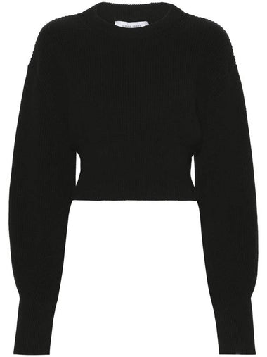 knitted crop pullover - MARINE SERRE - BALAAN 1