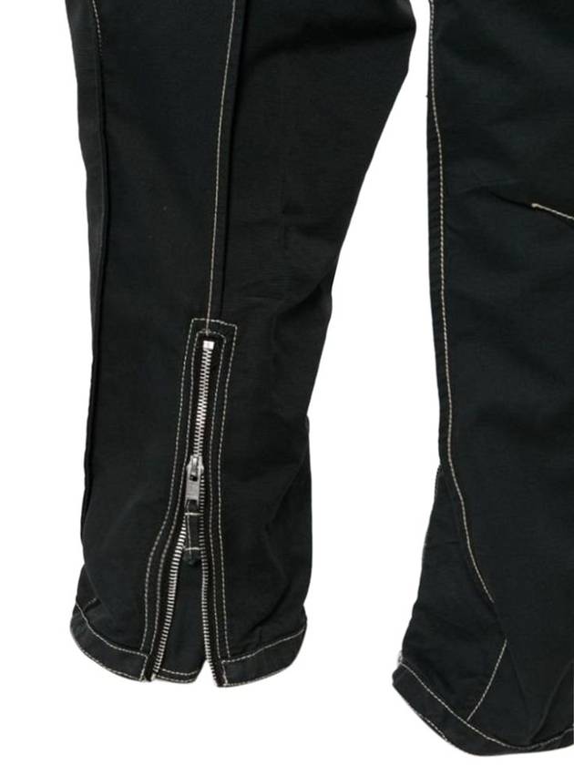 Tilseno Cotton Track Pants Black - ISABEL MARANT - BALAAN 4