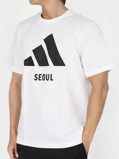 Seoul Short Sleeve T-Shirt White - ADIDAS - BALAAN 2