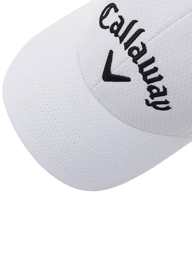 Side Crest Structured Ball Cap White - CALLAWAY GOLF - BALAAN 8