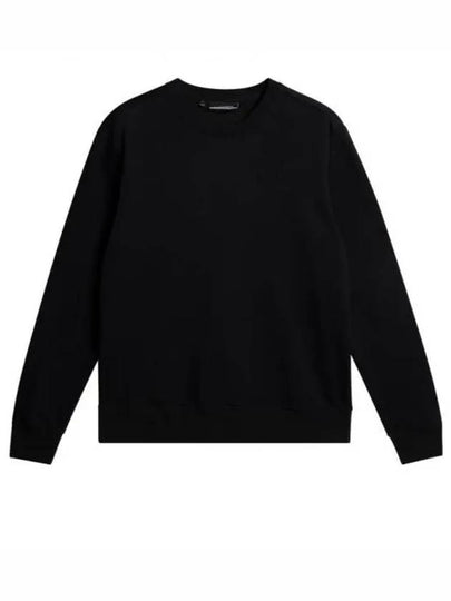 Alpha Crew Neck Sweatshirt Black - J.LINDEBERG - BALAAN 2