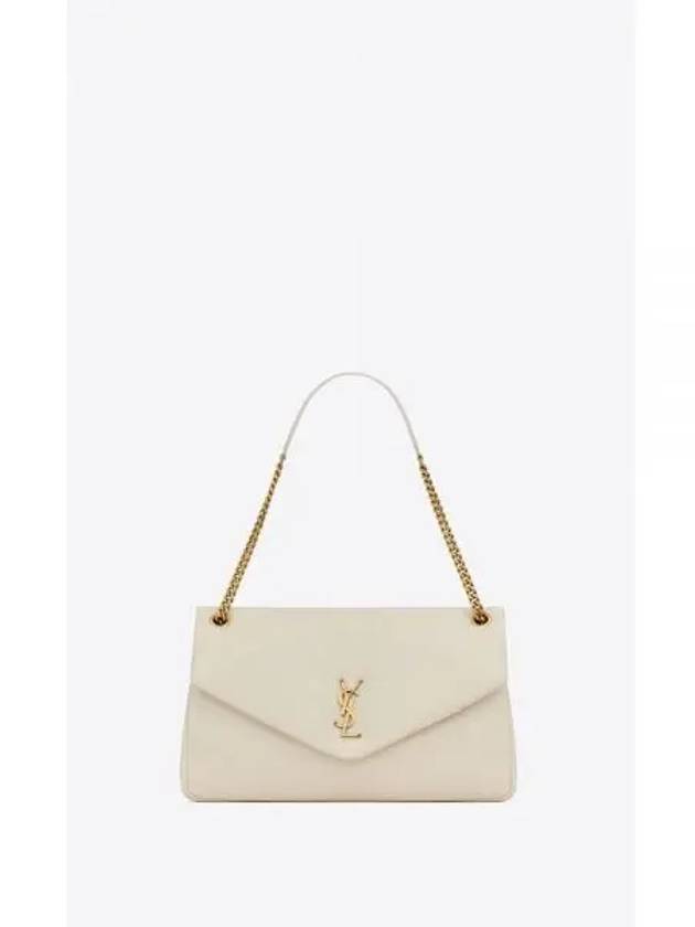 Calypso Chain Large Shoulder Bag Cream - SAINT LAURENT - BALAAN 2