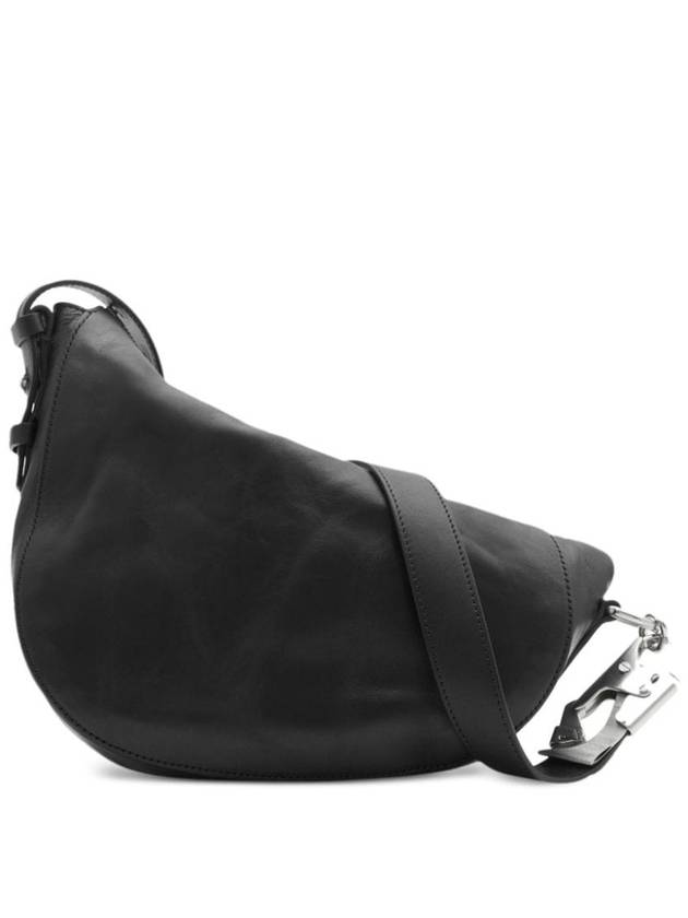 Knight Leather Small Shoulder Bag Black - BURBERRY - BALAAN 4