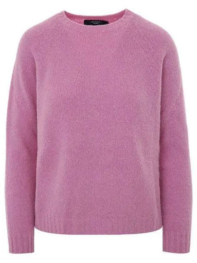 Ghiacci Alpaca Knit Top Pink - MAX MARA - BALAAN 2