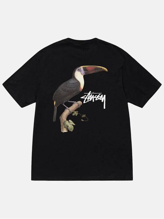 toucan t shirt black - STUSSY - BALAAN 1