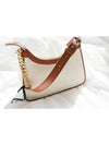 Neutral BArmy Logo Print Canvas Hobo Bag Shoulder Bag YN1BT743 TCFN - BALMAIN - BALAAN 5