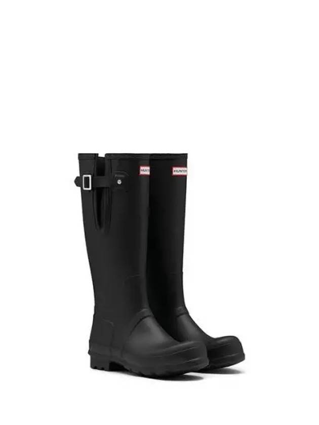 Tall Side Adjustable Wellington Long Rain Boots Black - HUNTER - BALAAN 2